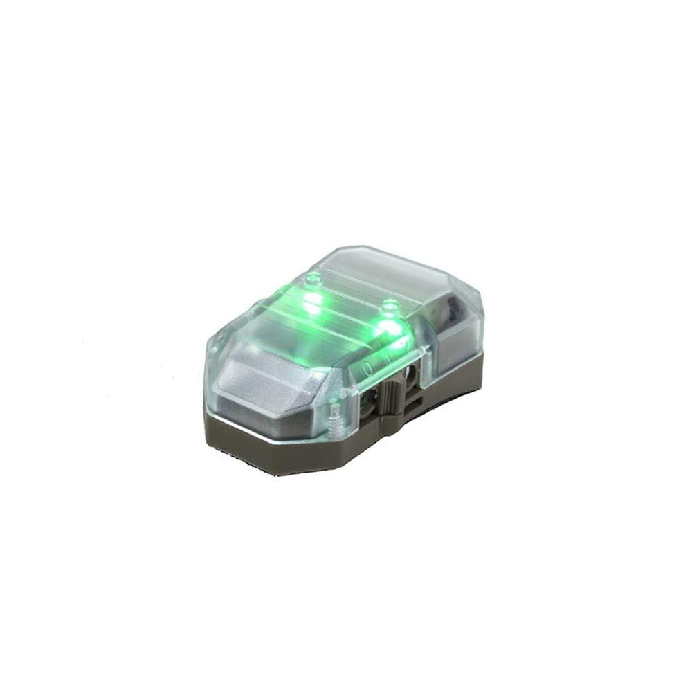 ArmorMason Gen 4 IR + Visible LED IFF Helmet Strobe (Tan Body, Green LED)