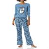 Amazon Essentials Disney | Marvel | Star Wars Women's Flannel Pajama Sleep Sets, Nightmare Santa Jack - Womens, Small view 1