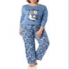 Amazon Essentials Disney | Marvel | Star Wars Women's Flannel Pajama Sleep Sets, Nightmare Santa Jack - Womens, Small view 3