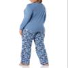 Amazon Essentials Disney | Marvel | Star Wars Women's Flannel Pajama Sleep Sets, Nightmare Santa Jack - Womens, Small view 4