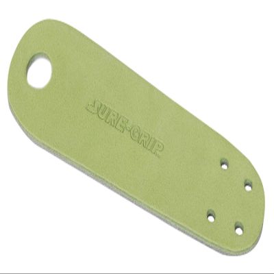 Sure-Grip Leather Roller Skate Toe Guards - Durable Protection & Universal Fit - Comes in Options - Ideal for Skating Maintenance & Personalization - Sold in Pairs (Light Green)