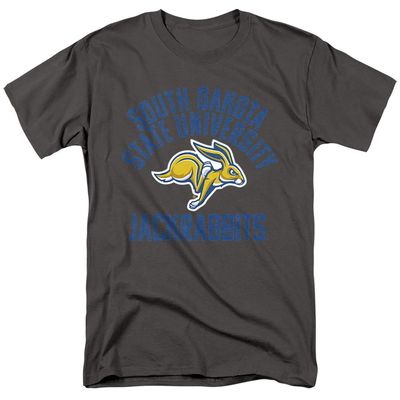 South Dakota State University Official Jackrabbits Logo Unisex Adult T-Shirt, Charcoal, 5X-Large