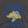 South Dakota State University Official Jackrabbits Logo Unisex Adult T-Shirt, Charcoal, 5X-Large view 2