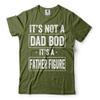 Silk Road Tees Dad BOD Father Figure Mens Funny T-Shirt Father's Day Daddy Tee Shirt Large Black view 2