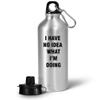 Art by Chelsydale Funny Cute Gag Gifts for Computer Programmer - Have No Idea What Im Doing - Water Bottle Tumbler Portable Drinkware - CIS Software Developer Engineer Coder Programming Office view 1