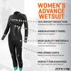 Zone3 Women's Advance Wetsuit view 3