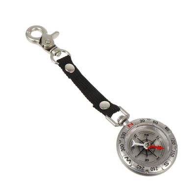 1pc Compass Keychain Retro Compass Key Ring Hiking Holder Decoration -Chain Pendent Bag Pendent Zinc Alloy Chain Climbing