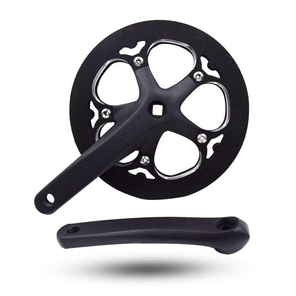 DRIFT MANIAC Bike Crankset 52T 130BCD 170mm Crank Arm Set Square Taper for City Folding Bicycle