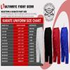 UFG Essential Karate Pants Cotton & Polyester Blended - Kids Adults Unisex (Black, 1) view 4