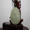 1.9" China Certified Nature Hetian Nephrite Jade Lucky Tiger Hand Carved Necklace Pendant 2980 view 3