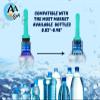 AVAbay 3pcs Portable Travel Bidet I Easy-to-use Portable Bidet I Compatible with Most Bottles I Peri Bottle for Postpartum Care I Portable Bidet for Toilet, Washing, Personal Hygiene and Travel view 4