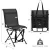 Tangkula 360-degree Swivel Blind Chair, Foldable Free Rotation Hunting Chair w/Mesh Back & Non-Slipping Pads, Multi-Position Folding Stealth Spin Chair for Camping, Hunting, Fishing view 3