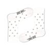 Love Sock Company Women's Mid-Calf White Dress Socks with Heart Patterns - Organic Cotton (Mini Hearts White) view 1