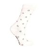 Love Sock Company Women's Mid-Calf White Dress Socks with Heart Patterns - Organic Cotton (Mini Hearts White) view 3