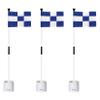 KINGTOP Golf Flagstick Mini, Putting Green Flag for Yard, 3 Feet Flagpole 2-Section Design, Golf Pin Flags Hole Cup Set, 4" Putting Cup, 3-Pack view 1