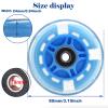 80mm x 24mm Flash Rear Wheel M8x65mm Screw Sets for Foldable Micro Mini 3 Wheel Kids Scooter Kickboard Axle Repair Tool (Blue) view 2