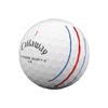 Callaway 2021 Chrome Soft X LS Golf Balls (One Dozen) White Triple Track view 3