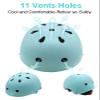 CELOID Kids Bike Helmet,Toddler Skateboard Helmets for Ages 5-8-9 Years Boys GirlsAdjustable Multi-Sport Bicycle Skateboarding Football Roller Skating Scooter Rollerblade Balance Bike Helmet,L-Blue view 4