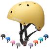 CELOID Kids Bike Helmet,Toddler Skateboard Helmets for Ages 5-8-9 Years Boys GirlsAdjustable Multi-Sport Bicycle Skateboarding Football Roller Skating Scooter Rollerblade Balance Bike Helmet,Yellow view 1