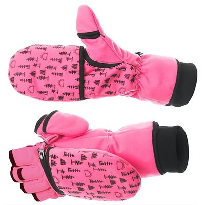 DOING SOMETHING GREAT Women's Flip Top 3.0 Hunting Mittens - Blaze Pink - SM