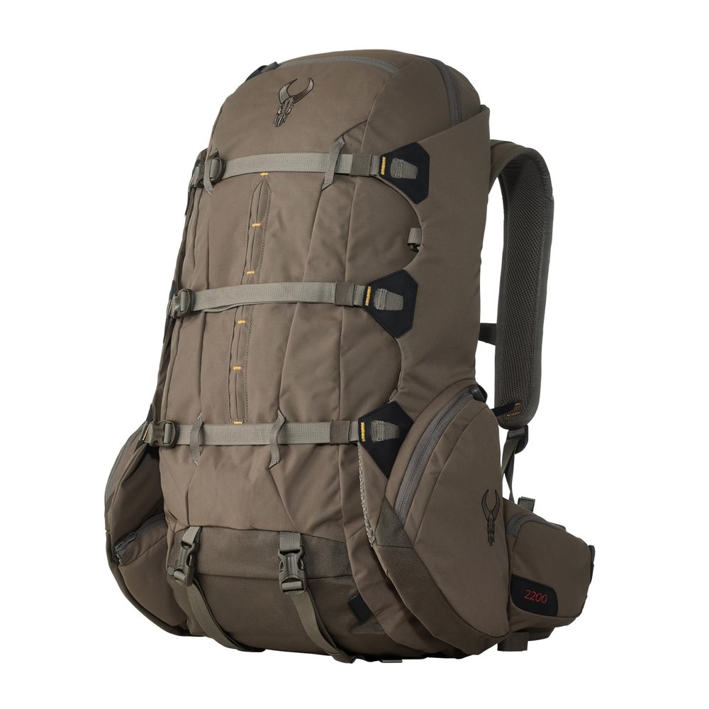 Badlands 2200 Hunting Backpack with Built-in Meat Hauler, Mud, Medium