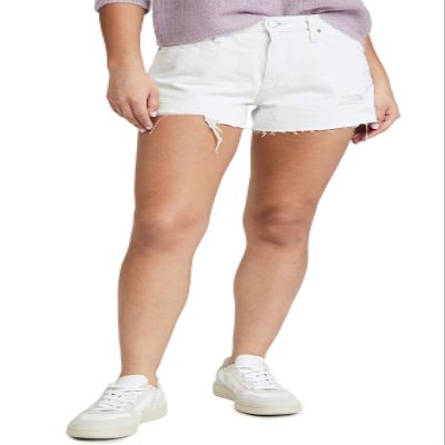 AG Adriano Goldschmied Alexxis High-Rise Vintage Shorts in Unforgettable Unforgettable 24 3.5