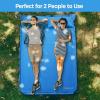 Goplus 2 Person Self-Inflating Camping Sleeping Pad, Black, 74 x 52 inch view 2