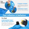 Goplus 2 Person Self-Inflating Camping Sleeping Pad, Black, 74 x 52 inch view 3