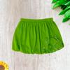 The Season Essentials Kidsy Toddler Baby Girls Embroidery Bubble Skirt  Peruvian Pima Cotton, Balloon Skirt, Elastic Waist, Pull-On, Solid Colors, Acid Green, 3 view 3