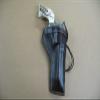 Azula Left Hand Leather Strong Side Holster for Ruger Wrangler 4.62" .22lr Single Action Revolver Dark Brown Left Hand view 1