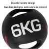Medicine Balls Binaural Rubber Elastic Medicine Ball Balance Ball Fitness Ball, Professional Strength Training Equipment, 9kg/19.8lbs view 3