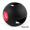Medicine Balls Double Handle Rubber Medicine Ball, Balance Training Aerobics Fitness Ball, 3kg/4kg/5kg/6kg/7kg/8kg/9kg/10kg (Size : 10kg/22lb) view 2
