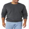 Amazon Essentials Men's Long-Sleeve Soft Touch Crewneck Sweater, Charcoal Heather, X-Large view 3