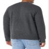 Amazon Essentials Men's Long-Sleeve Soft Touch Crewneck Sweater, Charcoal Heather, X-Large view 4