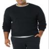 Amazon Essentials Men's Long-Sleeve Soft Touch Crewneck Sweater, Black, Medium view 1