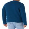 Amazon Essentials Men's Long-Sleeve Soft Touch Waffle Stitch Crewneck Sweater, Blue, X-Large view 4