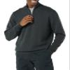 Amazon Essentials Men's 100% Cotton Quarter-Zip Sweater, Charcoal Heather, XX-Large view 1