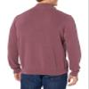 Amazon Essentials Men's 100% Cotton Quarter-Zip Sweater, Plum, X-Small view 2