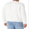 Amazon Essentials Men's Long-Sleeve Crewneck Sweater, 100% Cotton, Big & Tall Options Available, Ivory, Large view 2
