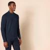 Amazon Essentials Men's Long-Sleeve Soft Touch Henley Sweater, Navy, X-Large view 3