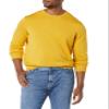Amazon Essentials Men's Long-Sleeve Crewneck Sweater, 100% Cotton, Big & Tall Options Available, Gold, X-Small view 3