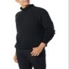 Amazon Essentials Men's 100% Cotton Rib Knit Turtleneck Sweater, Black, X-Large view 1