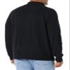 Amazon Essentials Men's 100% Cotton Rib Knit Turtleneck Sweater, Black, X-Large view 4