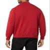 Amazon Essentials Men's 100% Cotton Quarter-Zip Sweater, Red, Medium view 4