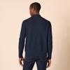 Amazon Essentials Men's Long-Sleeve Soft Touch Cotton Blend Henley Sweater, Navy, Small view 2