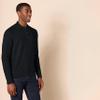 Amazon Essentials Men's Long-Sleeve Soft Touch Henley Sweater, Black, XX-Large view 3