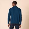 Amazon Essentials Men's Long-Sleeve Soft Touch Cotton Blend Henley Sweater, Blue, XX-Large view 2
