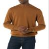 Amazon Essentials Men's Long-Sleeve Crewneck Sweater, 100% Cotton, Big & Tall Options Available, Toffee Brown, X-Small view 1