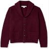 Amazon Essentials Men's Long-Sleeve Soft Touch Shawl Collar Cardigan, Burgundy, Large view 3