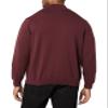 Amazon Essentials Men's 100% Cotton Quarter-Zip Sweater, Burgundy, X-Small view 4